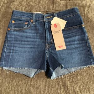 Levi’s high rise shorts